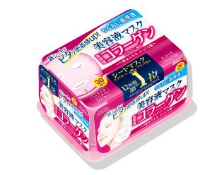 Восстанавливающая маска с коллагеном Kose Clear Turn Essence Collagen Mask