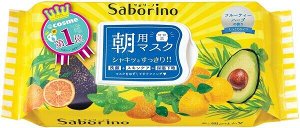 Утренняя увлажняющая экспресс-маска для лица с фруктовым ароматом BCL Saborino Awakening Morning Mask