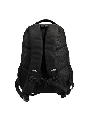 Рюкзак школьный, 40x27x16 см, Grizzly, эргономичная спинка, отделение для ноутбука, чёрный, RB-559-2_2