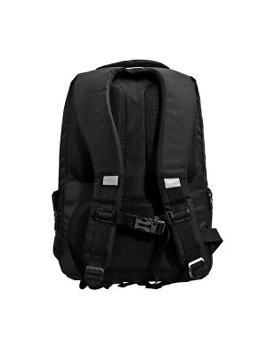 Рюкзак молодежный, 40x28x16 см, Grizzly 544, эргономичная спинка, отделение для ноутбука, чёрный, RD-544-2_1