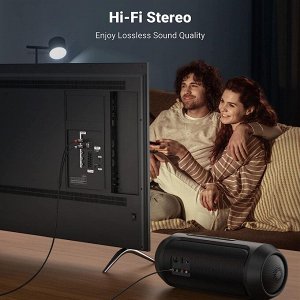 Кабель переходник аудио-видео 3.5 мм.- 2RCA, 3,00 м. Aux (AV116) Ugreen, черный