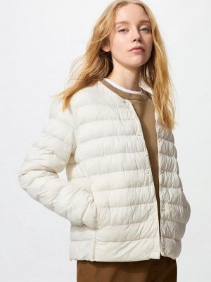 UNIQLO - теплая компактная курточка Puffteck - 01 OFF WHITE