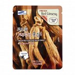Тканевая маска для лица с экстрактом красного женьшеня 3W Clinic  &quot;Fresh Red Ginseng Mask Sheet &quot;