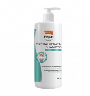 LOLANE PIXXEL CRYSTAL КЕРАТИНОВЫЙ ШАМПУНЬ ДЛЯ ОСОБО ПОВРЕЖДЕННЫХ ВОЛОС, 950 МЛ