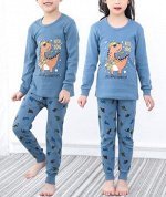 Детские пижамы унисекс (размер 100-160) 100% хлопок