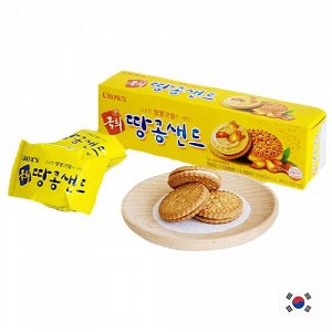 Crown Peanut Cookies 45g - Печенье Краун с арахисовой пастой