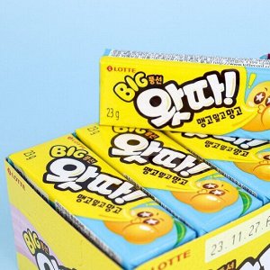 Lotte Bubble Gum Mango 23g - Корейская жвачка Лотте со вкусом манго