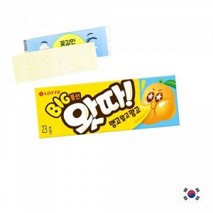 Lotte Bubble Gum Mango 23g - Корейская жвачка Лотте со вкусом манго
