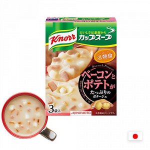 Ajinomoto Knorr Bacon & Potato 56.4g - Порошковый суп кнор бекон и картофель. 3 порции