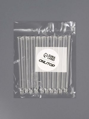 Пипетка стеклянная, 11 x 0,7 см, фасовка - 10 шт, цвет прозрачный
