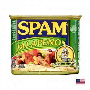 Spam Jalapeño 340g - Ветчина Спам. Халапеньо