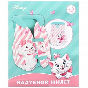 Жилет для плавания детский «Кошечка Мари», надувной, розовый