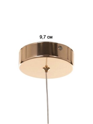Светильник BayerLux «Орнео», LED, 5 Вт, 3000К, золото, 9x3x24-174 см