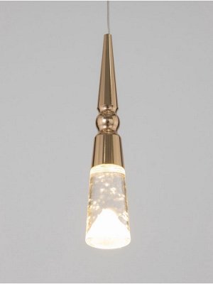 Светильник BayerLux «Нелла», LED, 5 Вт, 3000К, золото, 5.7x5.7x30-180 см