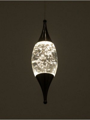 Светильник BayerLux «Медели», LED, 5 Вт, 4000К, чёрный хром, 8x8x25-175 см