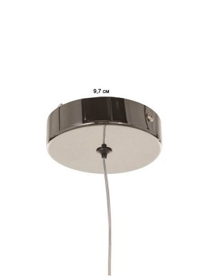 Светильник BayerLux «Медели», LED, 5 Вт, 4000К, чёрный хром, 8x8x25-175 см