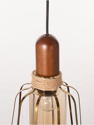 Светильник BayerLux «Вица», 1x40 Вт, Е27, медь, 18x18x30 см