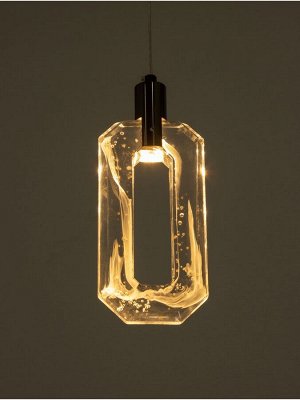 Светильник BayerLux «Орнео», LED, 5 Вт, 4000К, чёрный хром, 9x3x24-174 см