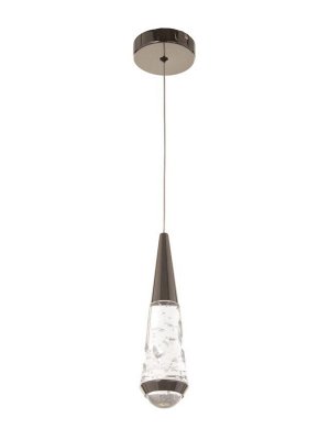 Светильник BayerLux «Сандрес», LED, 5 Вт, 4000К, чёрный хром, 7x7x26-176 см