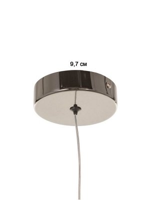 Светильник BayerLux «Орнео», LED, 5 Вт, 4000К, чёрный хром, 9x3x24-174 см