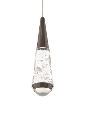Светильник BayerLux «Сандрес», LED, 5 Вт, 4000К, чёрный хром, 7x7x26-176 см