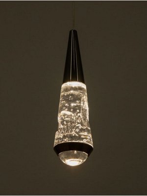 Светильник BayerLux «Сандрес», LED, 5 Вт, 4000К, чёрный хром, 7x7x26-176 см