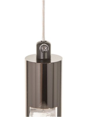 Светильник BayerLux «Орнео», LED, 5 Вт, 4000К, чёрный хром, 9x3x24-174 см
