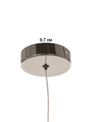 Светильник BayerLux «Сандрес», LED, 5 Вт, 4000К, чёрный хром, 7x7x26-176 см