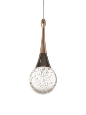 Светильник BayerLux «Легия», LED, 5 Вт, 3000К, чёрно-золотой, 8x8x24-174 см