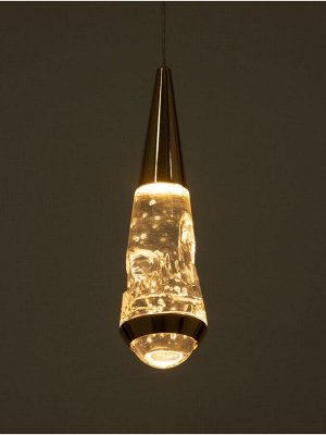 Светильник BayerLux «Сандрес», LED, 5 Вт, 3000К, золото, 7x7x26-176 см