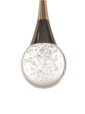 Светильник BayerLux «Легия», LED, 5 Вт, 3000К, чёрно-золотой, 8x8x24-174 см