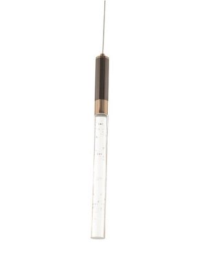 Светильник BayerLux «Руми», LED, 5 Вт, 3000К, чёрно-золотой, 4.2x4.2x40-190 см