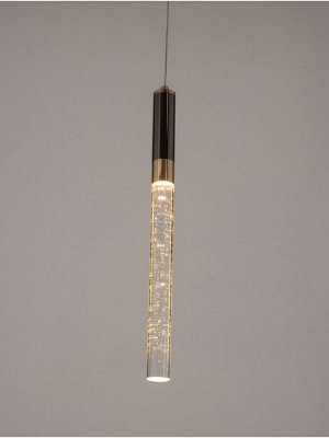 Светильник BayerLux «Руми», LED, 5 Вт, 3000К, чёрно-золотой, 4.2x4.2x40-190 см