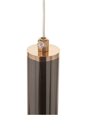 Светильник BayerLux «Руми», LED, 5 Вт, 3000К, чёрно-золотой, 4.2x4.2x40-190 см