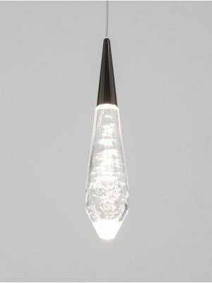 Светильник BayerLux «Малси», LED, 5 Вт, 4000К, чёрный хром, 6.5x6.5x28-178 см