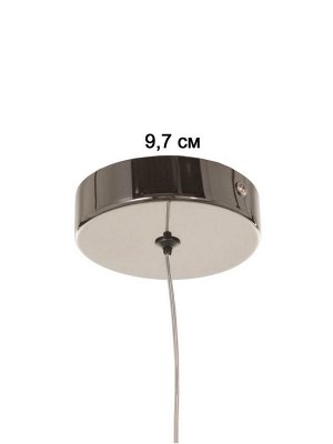 Светильник BayerLux «Малси», LED, 5 Вт, 4000К, чёрный хром, 6.5x6.5x28-178 см