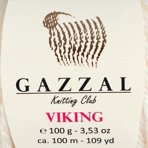 Пряжа "Viking" 30% шерсть, 70% акрил 100м/100гр (4001)