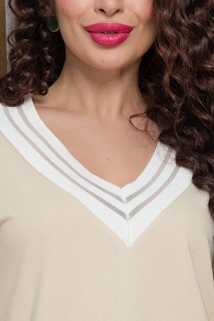Платье Свобода движения (бежевое) П13324-7М