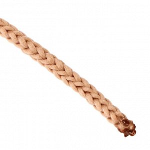 Шнур для вязания без сердечника 100% полиэфир, ширина 3мм 100м/210гр, (137 бежевый)