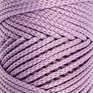 Шнур для вязания без сердечника 100% полиэфир, ширина 3мм 100м/210гр, (96 сиреневый)