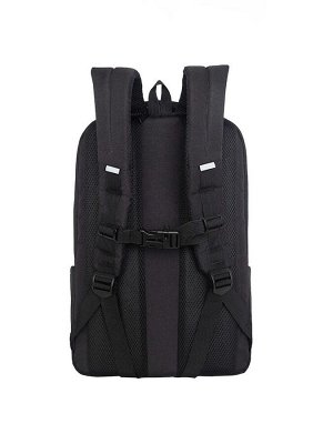 Рюкзак молодежный, 40x28x16 см, Grizzly 544, эргономичная спинка, отделение для ноутбука, чёрный, RD-544-1_1