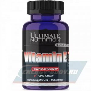 Витамин Е ULTIMATE Vitamin E 400IU - 100 гел.капс