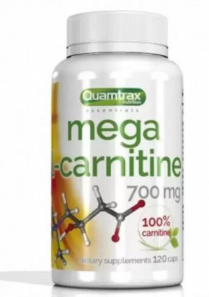 L-карнитин Quamtrax Mega L-Carnitine 700 мг - 120 капс