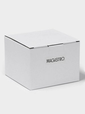 Чайник заварочный Magistro Black Swan, с ситом, 650 мл, керамика, чёрный
