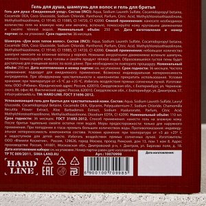 Подарочный набор «Первый во всем», гель для бритья 110 мл, гель для душа и шампунь для волос виски, 2x250 мл, Чистое счастье