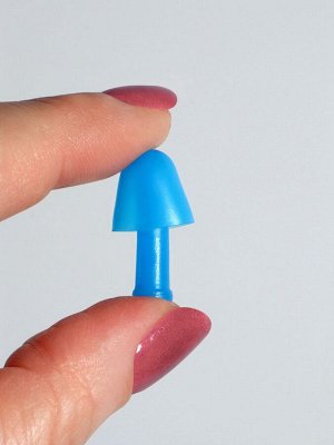 Беруши, 2.5x1 см, в футляре, фасовка 10 шт., силиконовые, МИКС