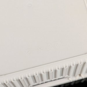 Коробка для хранения с крышкой IDEA «Вязание», 1,5 л, 17?15?8 см, цвет белый ротанг