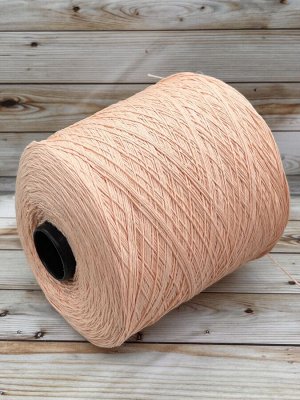 Пряжа для вязания 100 гр,Cotton Supersoft 100%  хлопок Pettinato (чесанный) 325м/100г  Персик