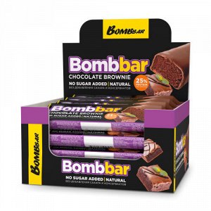 Батончик глазированный "BOMBBAR "Шоколадный брауни" 40 г х 30
