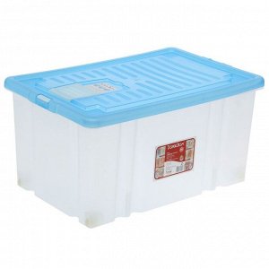 Ящик для хранения Darel-box, 56 л, 60x40x31 см, с крышкой, МИКС